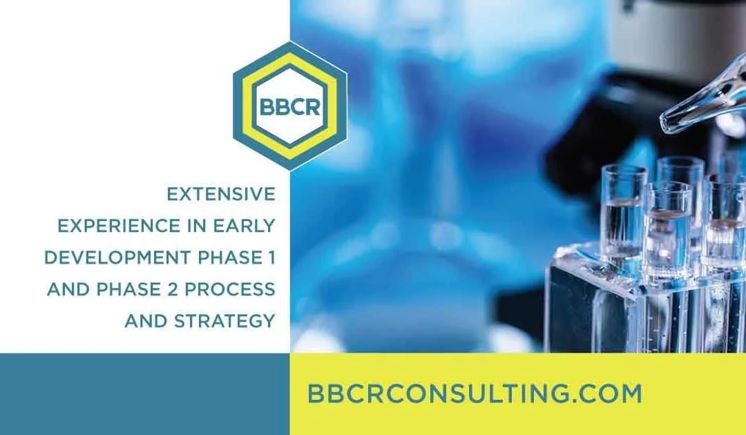 BBCR has extensive experience in early development Phase 1 and 2 process and strategy, from pre-clinical to pre-IND. Our early drug development experience includes the development of clinical strategy and plan, including target product profiles and clinical protocols.